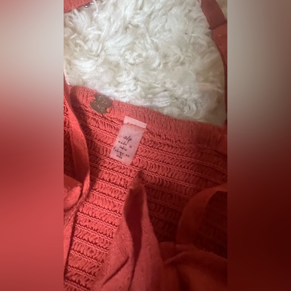 Free People One Tie Front Palermo Set Wide Leg Pants Front Bow Cropped Top Sz S - Picture 6 of 7